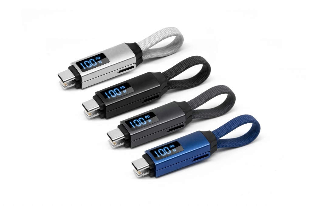 MAGNETIC - USB C - USB C / Lightning , kabel szybkiego ładowania i transfer danych