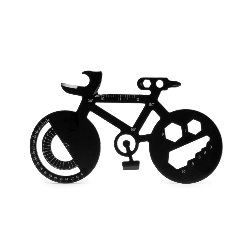 NIBALI - Narzędzie wielofunkcyjne ze stali nierdzewnej w kształcie roweru