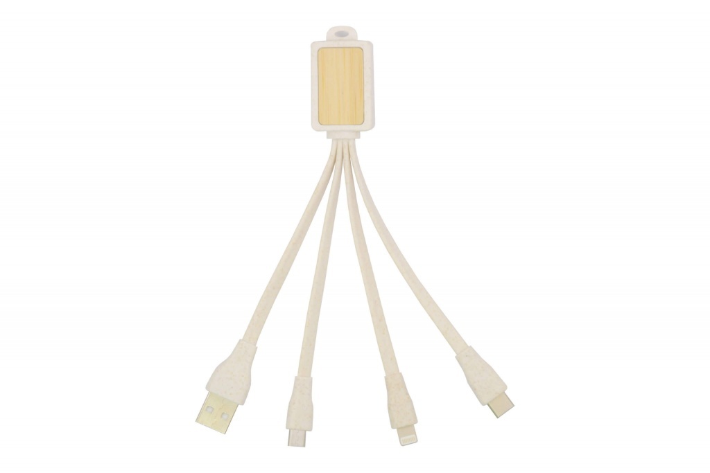 TREE + 1 - Zestaw kabli wykonany ze słomy pszennej