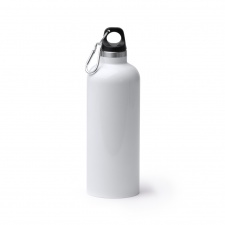 LUWAK - Butelka (550ml) z podwójnymi ściankami ze stali nierdzewnej z recyklingu, zakrętka z karabińczykiem